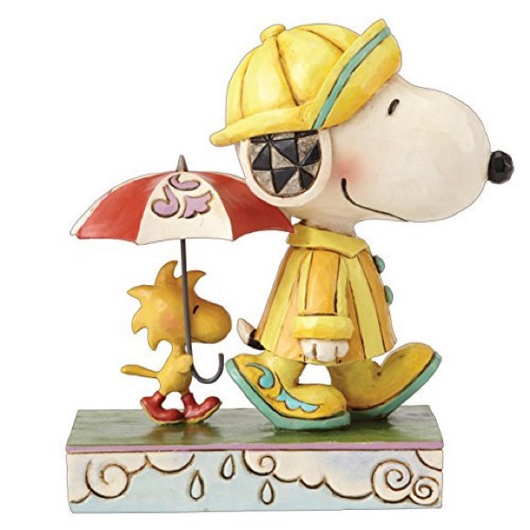 Jim Shore Other - Jim Shore Peanuts Friends Through Rain or Shine